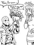 crossovers daphne_blake dc jason_todd red_hood scooby-doo // 567x750 // 266KB