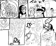 artist:terrible_the_drawfag camp_lazlo candy_chiu claire comics connie_maheswaran crossovers eileen_roberts gravity_falls harvey_beaks_(series) homestuck jade_harley nina_neckerly regular_show steven_universe // 900x750 // 327KB