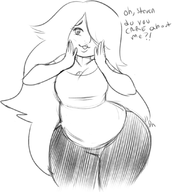 amethyst artist:erohoney steven_universe // 981x1096 // 435KB