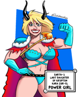 artist:justotherartguy beast_pirates cosplay dc justotherartguy one_piece power_girl // 2500x3000 // 1.6MB