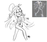 artist:pyg bayonetta cosplay luan_loud the_loud_house // 1000x900 // 228KB