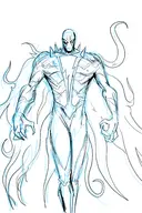 black_adam crossovers dc marvel symbiote venom // 1800x2700 // 2.2MB