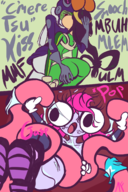 artist:nf attea ben_10 comics crossovers froppy maggie_pesky my_hero_academia the_buzz_on_maggie tsuyu_asui // 1085x1630 // 861KB