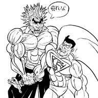 baki_the_grappler clark_kent crossovers dc kal-el superman yujiro_hanma // 2048x2048 // 947KB