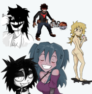 artist:niaceyanon crossovers i_can't_sleep jay lacey lacey_games nia nude original_character // 1537x1577 // 940KB