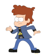 artist:jacinth bill_cipher cosplay dipper_pines gravity_falls yami_yugi yu-gi-oh // 1234x1431 // 207KB