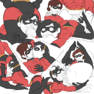 ahegao anilingus ass_grab bob_parr boob_grope bottomless cunnilingus elastigirl facial fellatio helen_parr incest mr._incredible pixar the_incredibles vaginal violet_parr // 1500x1500 // 1.0MB