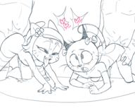 ahegao anal artist:dbaru caturday crossdressing crossovers eddie_puss gumball_watterson the_amazing_world_of_gumball the_complex_adventures_of_eddie_puss // 1600x1278 // 812KB