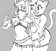 artist:akunim cosplay gerudo janus_tangarian latchkey_kingdom link the_legend_of_zelda willa_dragonfly // 625x573 // 169KB