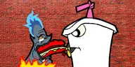 aqua_teen_hunger_force crossovers disney hades hercules master_shake mr._colympus_2023 // 3000x1500 // 897KB