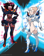 artist:liefeldianabomination cosplay garnet junketsu kill_la_kill pearl senketsu steven_universe // 1628x2062 // 2.4MB