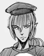 artist:bishopbb rule_63 self_portrait // 900x1120 // 289KB