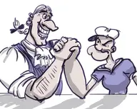 crossovers dr._livesey mr._colympus_2023 popeye popeye_the_sailor_man treasure_island // 472x379 // 63KB
