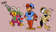 cosplay disney dmh donald_duck josé_carioca panchito_pistoles the_three_caballeros // 984x553 // 203KB