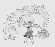 artist:lockerobster read_or_die teri the_amazing_world_of_gumball // 1007x877 // 342KB