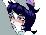 artist:cheez beetlejuice_(series) fellatio lydia_deetz // 1200x900 // 279KB