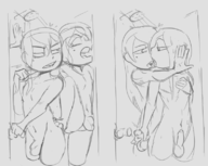 artist:dunnhier comics crossdressing crossovers guy_hamdon handjob marco_diaz nude shezow star_vs._the_forces_of_evil // 783x622 // 102KB