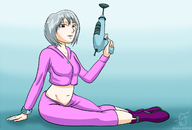 amy_wong artist:draw-fiend cosplay evangelion futurama rei_ayanami // 1248x843 // 384KB
