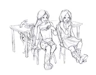 artist:scarlett crossovers dc diana_prince kitty_pryde laura_kinney marvel wonder_woman x-23 x-men // 1151x900 // 193KB