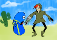 bloo cosplay fallout foster's_home_for_imaginary_friends frankie_foster veronica_santangelo // 1600x1120 // 1019KB