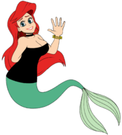 ariel artist:nephilamare disney mermaid the_little_mermaid // 1936x2136 // 454KB