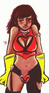cosplay cutie_honey honey_kisaragi kamala_khan marvel ms._marvel // 800x1520 // 727KB