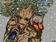 artist:terrible_the_drawfag groot guardians_of_the_galaxy marvel parody rocket_raccoon // 1200x900 // 866KB