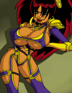 artist:dboy body_bags cosplay dark_horse ivy_valentine panda_delgado soul_calibur // 550x712 // 89KB