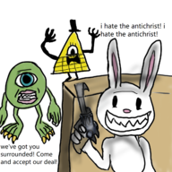 bill_cipher crossovers gravity_falls max mike_wazowski monsters_inc mr._colympus_2022 parody pixar sam_&_max // 1280x1280 // 915KB