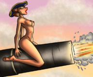 artist:flaminhotcheatoes artist:redout captain_amelia disney nude treasure_planet // 1100x919 // 1.2MB