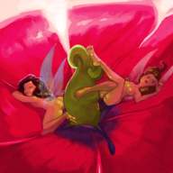 artist:fudgy_fart disney disney_fairies nude rosetta silvermist // 1500x1500 // 1.8MB