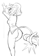 animals artist:dbaru bodega_cats bottomless caturday // 557x812 // 145KB