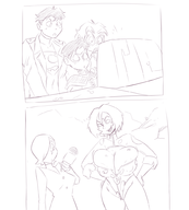 artist:terrible_the_drawfag bart_allen comics dc impulse kon-el power_girl robin superboy tim_drake young_justice // 900x1000 // 266KB