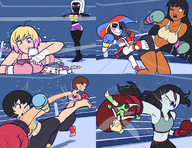 adventure_time artist:netto chel comics crossovers disney dreamworks duck_dodgers_in_the_24th_and_12_century elastigirl gwenpool helen_parr jucika looney_tunes marceline marvel ms._co_2024 peter_pan_(series) pixar pomni queen_tyr'ahnee the_amazing_digital_circus the_incredibles the_road_to_el_dorado tinker_bell // 2185x1685 // 264KB