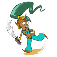 artist:fudgy_fart cosplay harpy_gee harpy_geranium shantae shantae_(series) // 1000x1000 // 225KB