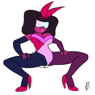 artist:ian_comics garnet playboy_bunny steven_universe // 648x648 // 96KB