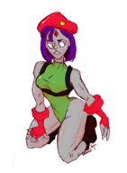 artist:cephalophilia cammy_white capcom cosplay dc raven street_fighter teen_titans // 800x1088 // 3.3MB