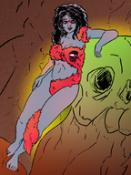 artist:smagg bowie_yaramund image orc_stain zazu // 768x1024 // 743KB