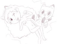 artist:terrible_the_drawfag caturday gabby gabby's_dollhouse nude pandy // 842x647 // 185KB