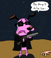 cosplay courage courage_the_cowardly_dog terminator // 704x800 // 132KB