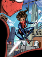 ghost-spider gwen_stacy marvel miles_morales peter_parker rio_morales spider-gwen spider-man spider-woman // 1543x2091 // 3.8MB