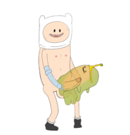 adventure_time finn_mertens nude slime_princess // 2417x2504 // 575KB