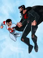 artist:oyetoons crossovers dc general_zod image invincible thragg // 2048x2732 // 965KB