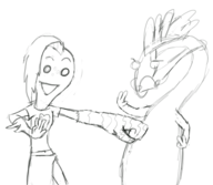 artist:duskull lord_dominator parody sylvia wander_over_yonder // 460x401 // 68KB