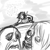 artist:terrible_the_drawfag image michonne the_walking_dead // 1000x1000 // 465KB