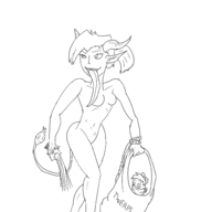 artist:mouseanon fairly_oddparents krampus parody timmy_turner vicky // 1376x1448 // 205KB