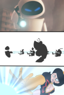 ashi avatar:_the_last_airbender comics crossovers dr._mrs._the_monarch eve godzilla_(series) ilana mothra ms._co_2020 pixar samurai_jack sym-bionic_titan ty_lee venture_bros wall-e // 2700x4000 // 2.1MB