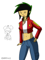 american_dragon:_jake_long artist:xxxeros2 jake_long rule_63 // 1500x2000 // 457KB