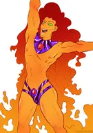 artist:cephalophilia dc rule_63 starfire teen_titans // 771x1095 // 365KB