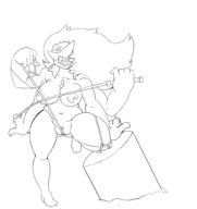 artist:redpanda nude steven_universe sugilite // 941x1000 // 190KB